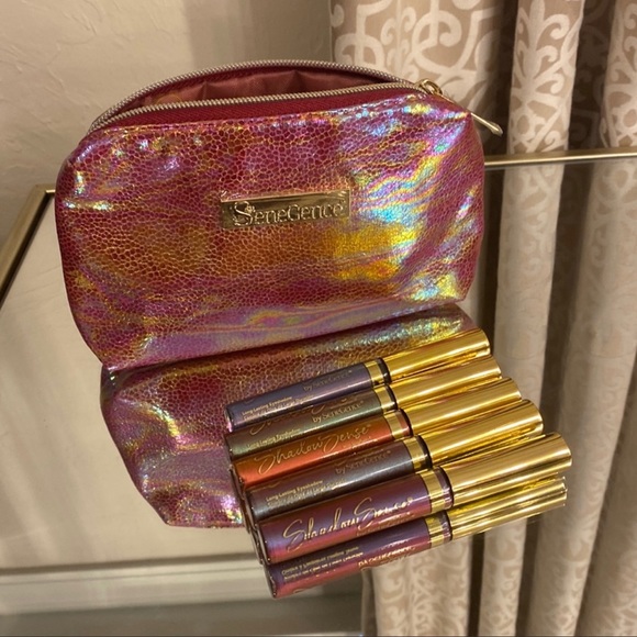 SeneGence Other - ShadowSense 5 Piece Shimmer Liquid Eye Shadow Set with Makeup Bag!